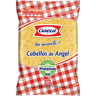 Fideos Cabello Angel Corto 1 Carozzi ( 5 x 400 G )