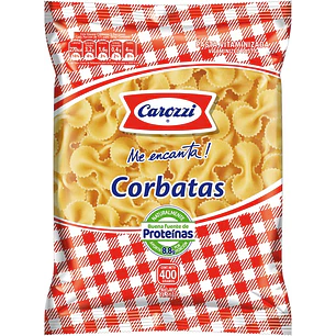 Fideos Corbatas 80 Carozzi ( 5 x 400 G )