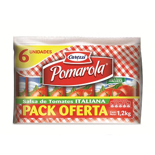 Salsa de Tomates Italiana Pomarola ( 6 x 200 G )