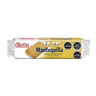 Galleta Mantequilla Costa ( 4 x 140 G )