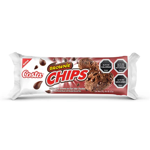 Galleta Brownie Chips Costa ( 4 x 120 G )