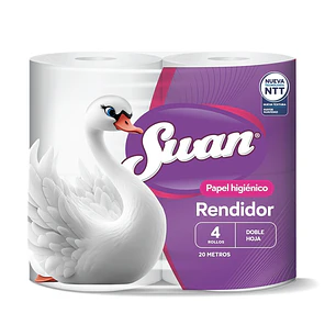 Papel Higiénico Swan Rendidor 20 Metros ( 12 x 4 Rollos )