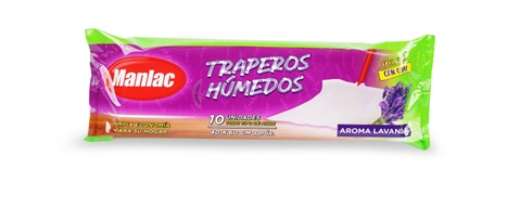 Trapero Húmedo Manlac Lavanda ( 3 UD )