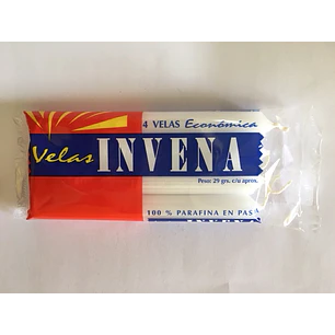 Velas Invena Económica ( 4 x 4 UD )