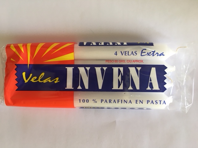 Velas Invena Extra Grande ( 3 x 4 UD )