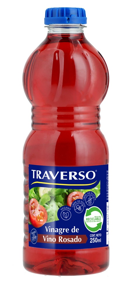 Vinagre Rosado Traverso ( 3 x 250 ML )