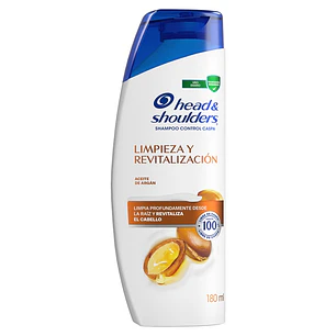 Shampoo Head & Shoulders Limpieza y Revitalización ( 2 x 180 ML )