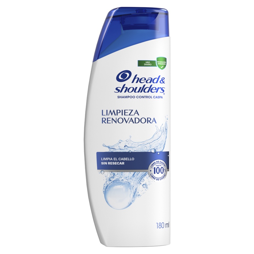 Shampoo Head & Shoulders Limpieza Renovadora ( 2 x 180 ML )