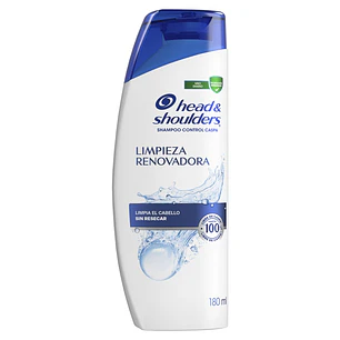 Shampoo Head & Shoulders Limpieza Renovadora ( 2 x 180 ML )