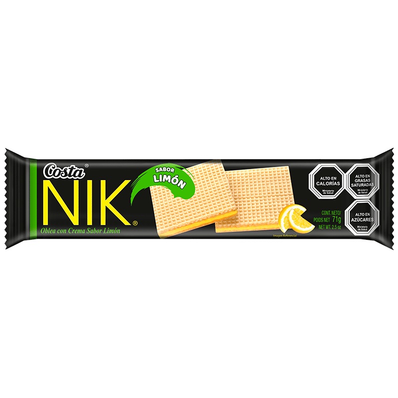 Galleta Nik Limón Costa ( 4 x 71 G )