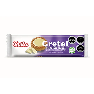 Galleta Gretel Chocolate Blanco Costa ( 4 x 85 G )