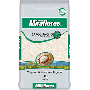 Arroz Grado 1 Miraflores ( 5 x 1 KG )