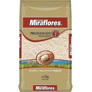 Arroz Grado 1 Pregraneado Miraflores ( 5 x 1 KG )