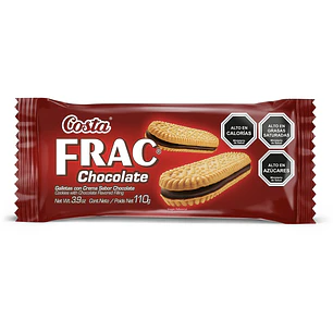 Galleta Frac Chocolate Costa ( 4 x 110 G )