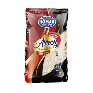 Arroz Grado 2 Largo Fino Homar ( 5 x 1 KG )