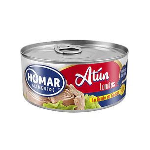 Atún Lomitos Aceite Homar ( 3 x 140 G )