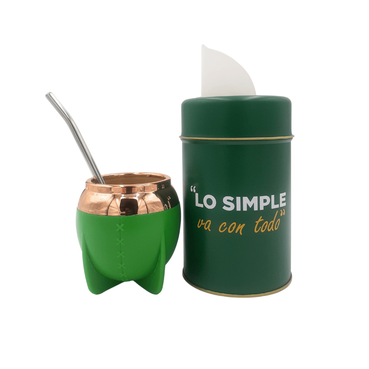 Pack Yerbera con Mate Lindo Anymate 160 ML ( 1 UD )