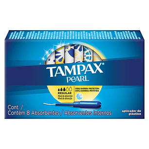 Tampones Tampax Pearl Regular con Aplicador ( 4 x 8 UD )
