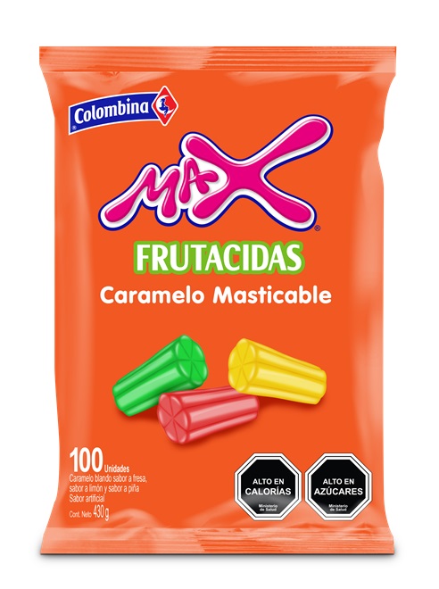 Masticables Max Frutacida Colombina ( 430 G )