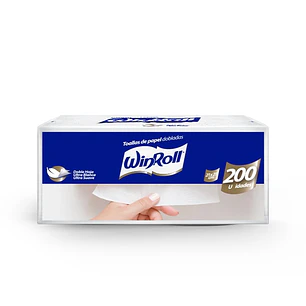Toalla de Papel Interfoliada Doble Hoja Winroll ( 3 x 200 UD )