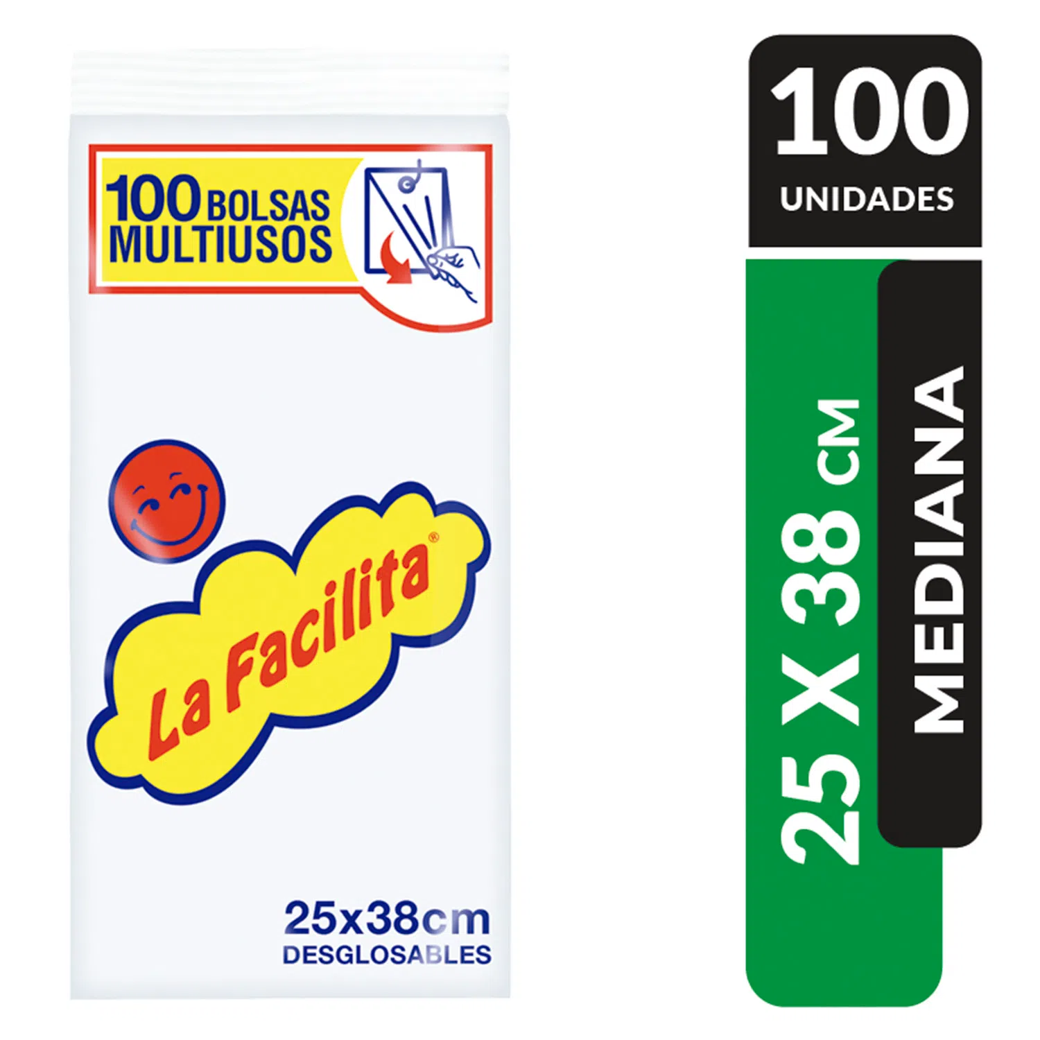 Bolsas Multiuso La Facilita Mediana ( 100 UD )
