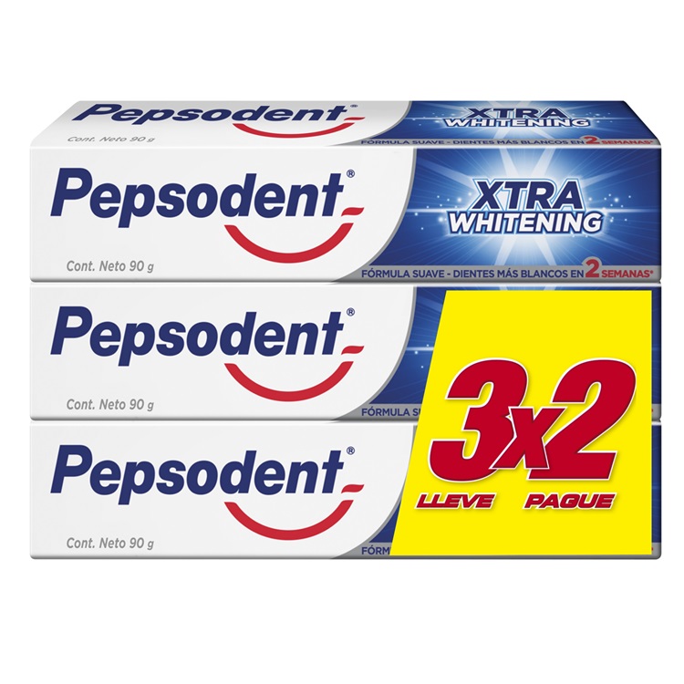 Pasta Dental Pepsodent Whitening ( 3 x 90 G ) x 3