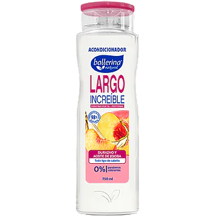 Acondicionador Ballerina Botella Largo Increíble ( 2 x 750 ML )