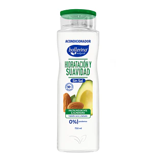 Acondicionador Ballerina Botella Palta y Almendra ( 2 x 750 ML )