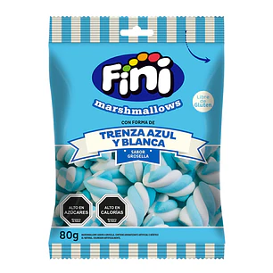 Marshmallows Fini Trenzas de Grosella ( 4 x 80 G )