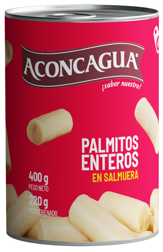 Palmitos Enteros Aconcagua ( 3 x 400 G )