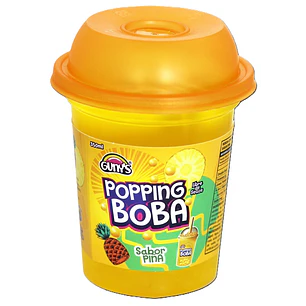 Bebida Popping Boba Piña Gunys ( 3 x 350 ML )