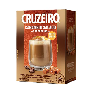 Café Cappuccino Caramelo Salado Cruzeiro ( 8 x 15 G )