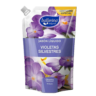 Jabón Ballerina Doypack Violetas Silvestres ( 2 x 650 ML )