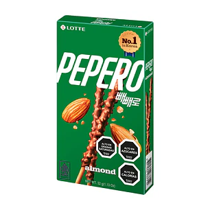 Galleta Chocolate Almendra Pepero ( 4 x 32 G )