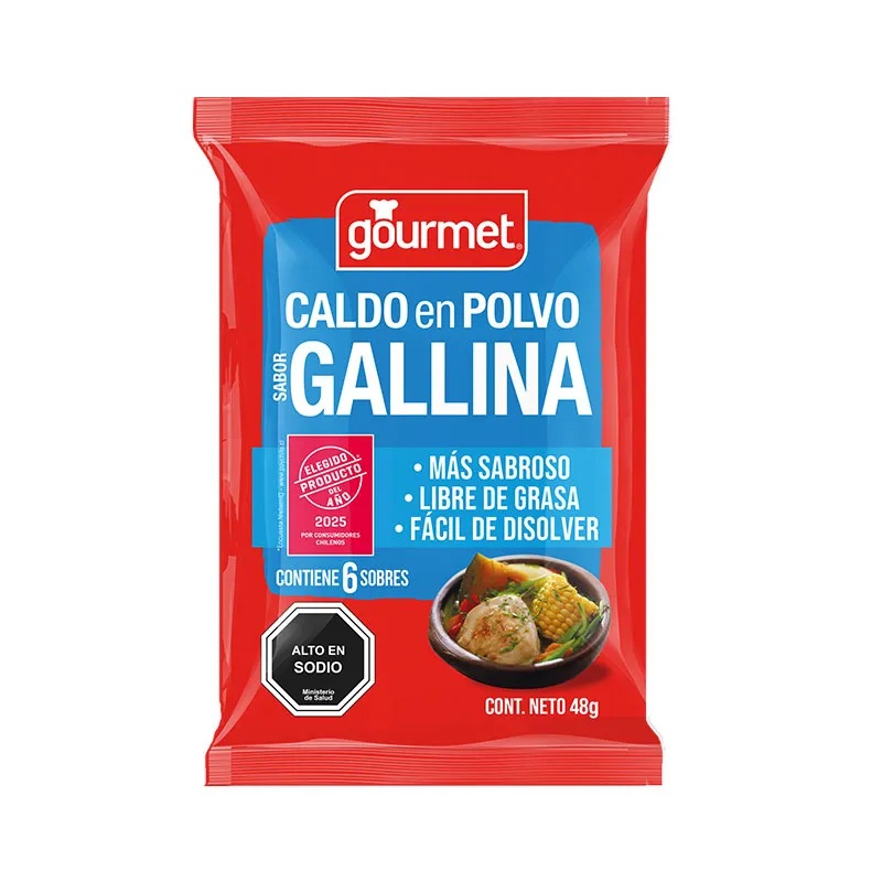 Caldo en Polvo Gourmet Gallina ( 48 G )