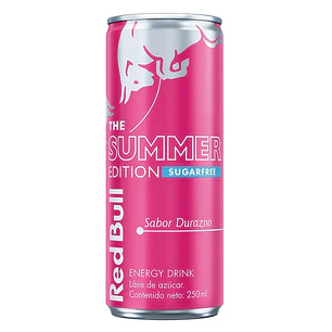 Bebida Energética Red Bull Durazno ( 6 x 250 ML )