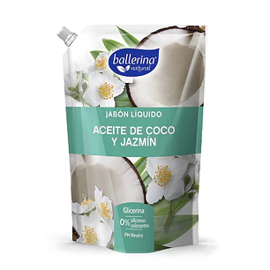 Jabón Ballerina Doypack Coco y Jazmín ( 2 x 750 ML )
