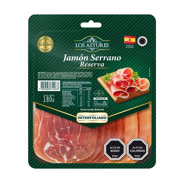 Jamón Serrano Los Astures ( 180 G )