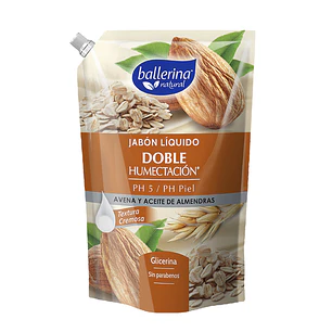 Jabón Ballerina Doypack Avena y Almendras ( 2 x 750 ML )