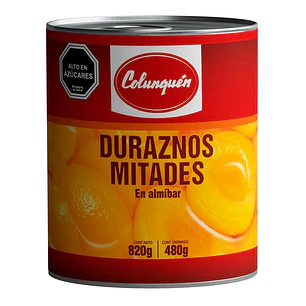 Duraznos Mitades Colunquén ( 3 x 820 G )