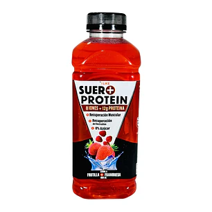 Suero + Proteína Sabor Frutilla y Frambuesa ( 3 x 630 ML )