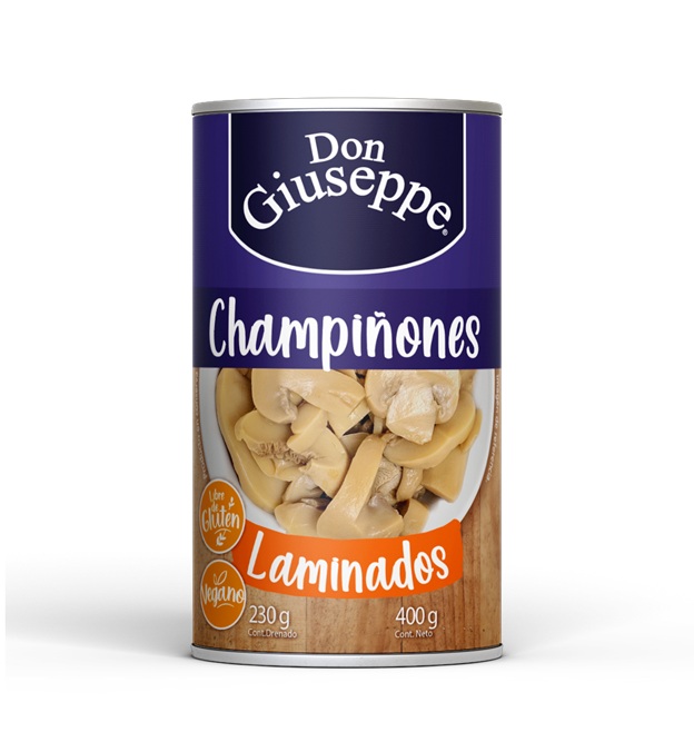Champiñones Laminados Don Giuseppe ( 3 x 400 G )
