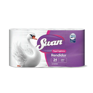 Papel Higiénico Swan Rendidor 20 Metros ( 3 x 24 Rollos )