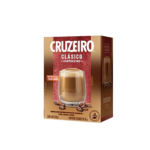Café Cappuccino Clásico Cruzeiro ( 8 x 15 G )
