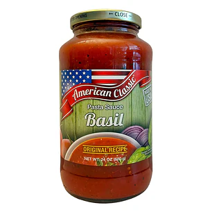 Salsa de Tomates con Albahaca American Classic ( 2 x 680 G )