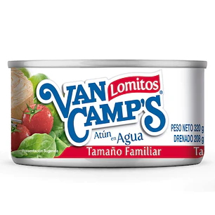 Atún Lomitos Van Camps Agua ( 3 x 320G )