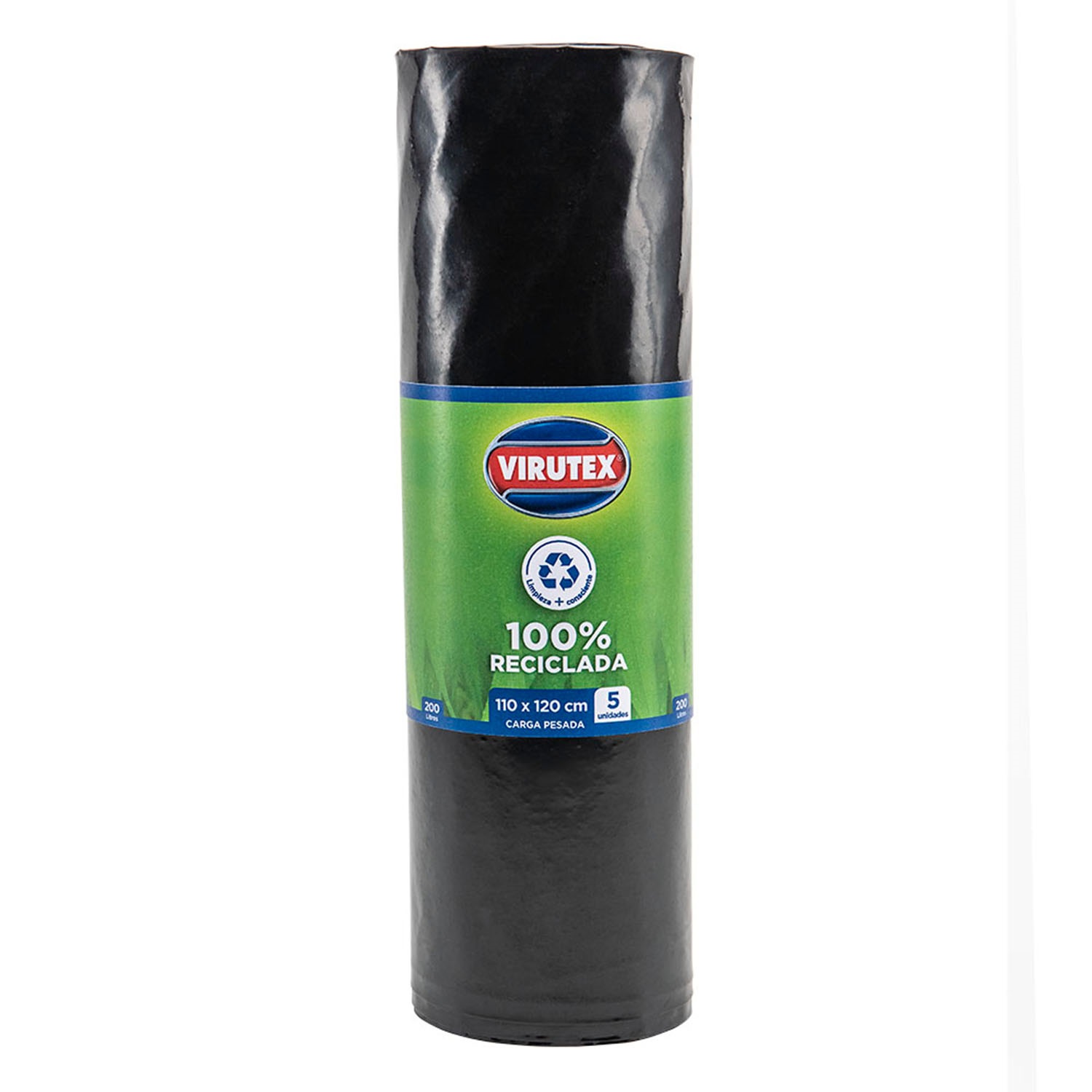 Bolsas de Basura Biorollo Virutex 110 x 120 CM ( 1 Rollo )