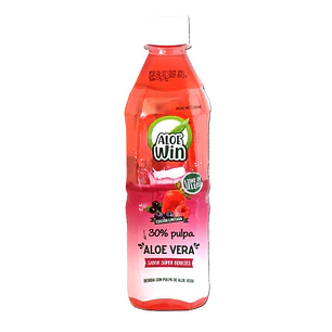 Jugo Aloe Vera Aloe Win Súper Berries ( 6 x 500 ML )