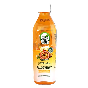 Jugo Aloe Vera Aloe Win Maracuyá ( 6 x 500 ML )