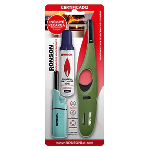 Encendedor de Cocina Pack Corto y Peque Ronson ( 12 UD )